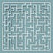 Square labyrinth maze