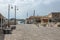 Square in Marzamemi, Sicily Island in Italy