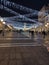 Square of mestre in evening wolking