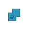 Square Meter icon. Simple element from real estate icons collection. Creative Square Meter icon ui, ux, apps, software and