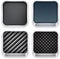 Square modern app template icons.