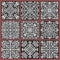 Square Monochrome Decorative Tiles Set
