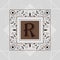 square monogram with r