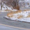 Square Mountain road with road signs in Salt Lake City