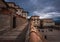 The square of the old city of Assisi. Perugia. Italy