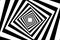 Square optical illusion pattern