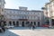 Square with Palazzo di Citta building. Turin Town Hall.