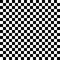 Square pattern design in black and white colour