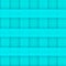 a square pattern of a turquoise tablecloth.