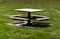 Square picnic table