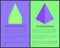 Square Pyramid and Tetrahedron Geometric Objects
