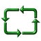 Square Recycling Symbol