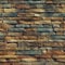 A Square Rustic Stone Wall Pattern Tile