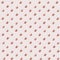 Square  shape isometric pattern created of heart marshmallows in pink and white color. 45 degree angle on pastel beige background