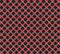 Square shape seamless pattern. Black and red squaer pritn texture. Abstract geometric background. Vecror illustration.