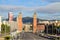 Square of Spain with venetian towers, Barcelona