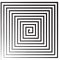 Square spiral halftone background