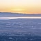 Square Sunrise over the Utah Valley and lake