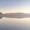 Square Sunrise and reflection Bonnievale Salt Flats, Utah