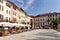Square and terraces in Orta San Giulio