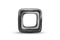 square tire wheel, wrong or damaged damaged tire, fake. Funny isolate on a white background