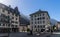 A square in the town of Chamonix, in Haute Savoie, France