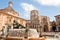 Square of the Virgin in Valencia, Spain