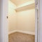 Square Warmly exposed closet in a home