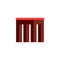 Square Wooden Small Stool with Soft Seat Vector