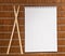 Squared paper loose-leaf note sheet and chopsticks