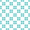 Squares blue checkered retro seamless pattern