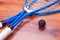 Squash rackets and ball