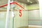 Squash room number 5 in the tennis club. The number on the glass door. Minsk, Belarus- May 25, 2022