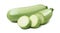 Squash vegetable marrow zucchini isolated 4 on white