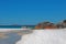 Squeaky Beach Tidal River flow in Wilsons Promontory in Victoria Australia