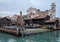 Squero di San Trovaso in Venice Italy. Historic gondola boatyard in Venice.