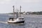 Squid boat Rebecca Mary crossing New Bedford outer harbor