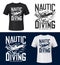 Squid print t-shirt mockup, sea, ocean diving club