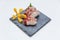 Squid Tentacle Sashimi served with Sliced Radish