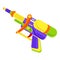 Squirt gun icon, cartoon style