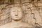 Srene buddha face in Gal Viharaya Temple in Polonnaruwa, Sri Lan