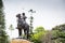 Sri Chamarajendra statue in Lalbagh botanical garden, Bangalore