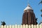 Sri jagannath temple puri south gate view closeup historical famous place with blue sky and trees in day light beautiful location