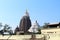 Sri jagannath temple puri south gate view closeup historical famous place with blue sky and trees in day light beautiful location