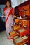 Sri Lanka: A ayurvedic doctor showing the herbal medicin