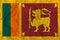 Sri Lanka country flag