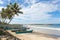 Sri Lanka, Dodanduwa - Palm trees at the coastline of Dodanduwa