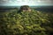 Sri Lanka drone view. Sigiriya Rock or Sinhagiri is ancient rock fortress in northern Matale District
