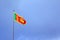 Sri Lanka Fluttering Flag