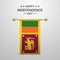 Sri Lanka Independence day hanging flag background